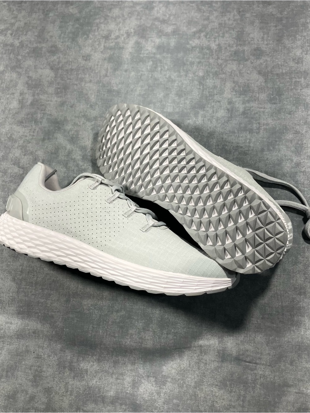 NOBULL Light Gray Perforated Trainer Sneakers